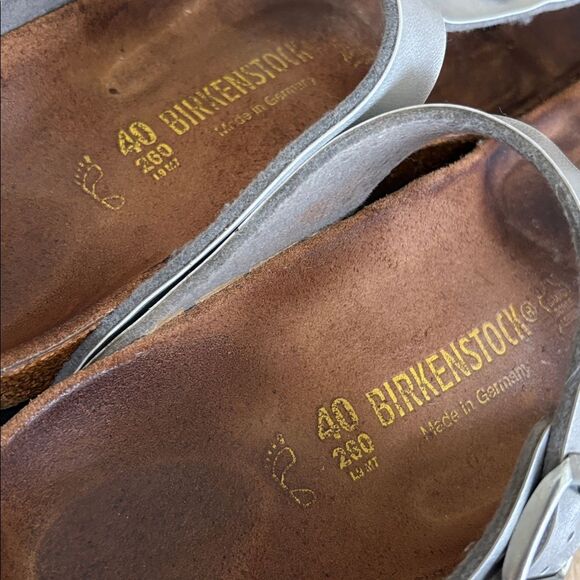 Birkenstock Gizeh Birko-Flor Sandals - Silver - Picture 14 of 14